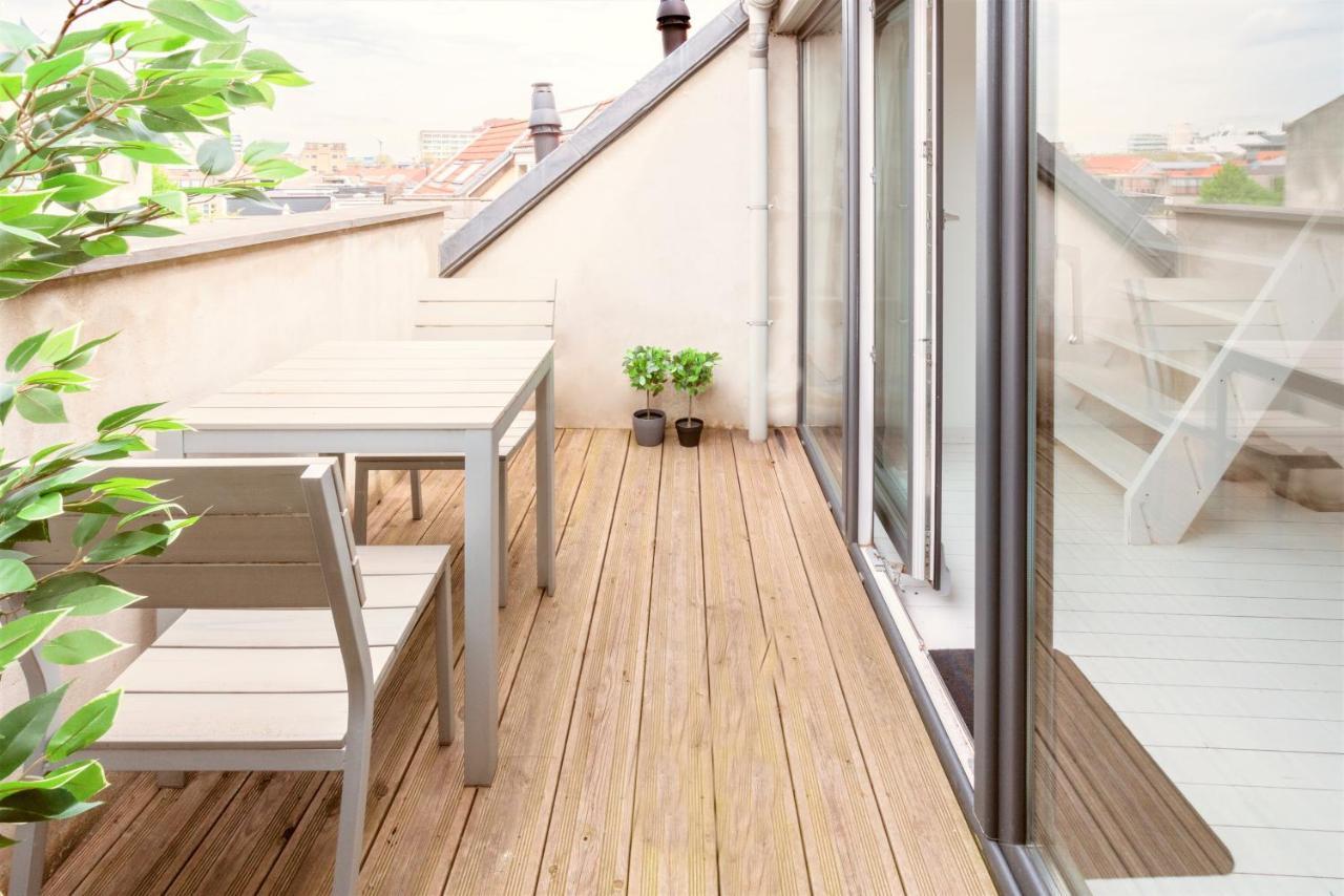 Beautiful Terrace Apartment In The Heart Of Anvers Extérieur photo